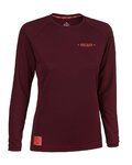 ROCDAY Tricou de ciclism cu mânecă lungă de vară - PATROL LADY - bordo