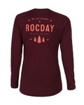 ROCDAY Tricou de ciclism cu mânecă lungă de vară - PATROL LADY - bordo