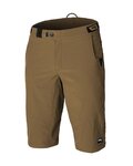 ROCDAY Pantaloni scurți de ciclism fără bretele - ROC LITE - maro