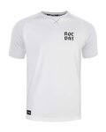 ROCDAY Tricou de ciclism cu mânecă scurtă - PARK - alb