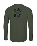ROCDAY Tricou de ciclism cu mânecă lungă de vară - PARK LONG - verde