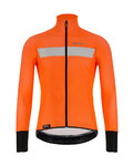 SANTINI Jachetă termoizolantă de ciclism - VEGA H2O - negru/portocaliu