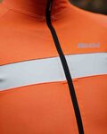 SANTINI Jachetă termoizolantă de ciclism - VEGA H2O - negru/portocaliu