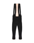 SANTINI Pantaloni de ciclism 3/4 cu bretele - ADAPT 3/4 WINTER - negru