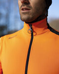 SANTINI Jachetă termoizolantă de ciclism - VEGA MULTI - portocaliu