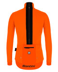 SANTINI Jachetă termoizolantă de ciclism - VEGA MULTI WINTER - portocaliu