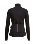 SANTINI Jachetă termoizolantă de ciclism - CORAL BENGAL LADY - negru
