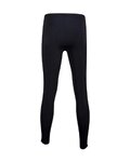 SANTINI Pantaloni de ciclism lungi fără bretele - FULL ZIP - ZIP UP - negru