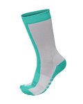 SANTINI Șosete clasice de ciclism - CLASSE - alb/albastru deschis