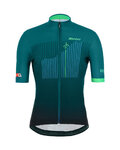 SANTINI Tricou de ciclism cu mânecă scurtă - LA VUELTA 2019 - verde/albastru