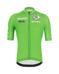 SANTINI Tricou de ciclism cu mânecă scurtă - LA VUELTA 2019 - verde