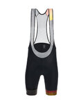 SANTINI Pantaloni scurți de ciclism cu bretele - LA VUELTA 2020 - negru