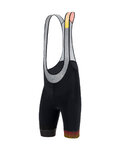 SANTINI Pantaloni scurți de ciclism cu bretele - LA VUELTA 2020 - negru