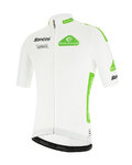 SANTINI Tricou de ciclism cu mânecă scurtă - LA VUELTA 2020 - alb