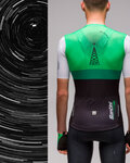 SANTINI Tricou de ciclism cu mânecă scurtă - LA VUELTA 2021 - verde
