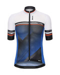 SANTINI Tricou de ciclism cu mânecă scurtă - TONO - albastru/alb