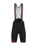 SANTINI Pantaloni scurți de ciclism cu bretele - LA VUELTA 2018 - negru/mov