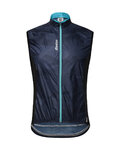 SANTINI Vestă de ciclism - FINE  - albastru