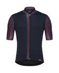 SANTINI Tricou de ciclism cu mânecă scurtă - ORIGINE - negru/bordo