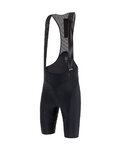 SANTINI Pantaloni scurți de ciclism cu bretele - TONO PURO - negru