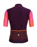 SANTINI Tricou de ciclism cu mânecă scurtă - MITO SPILLO - portocaliu/bordo/roz