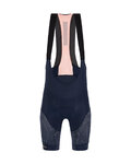 SANTINI Pantaloni scurți de ciclism cu bretele - FRECCIA - albastru