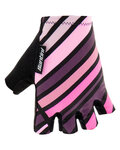 SANTINI Mănuși de ciclism fără degete - RAGGIO - negru/roz