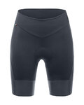 SANTINI Pantaloni scurți de ciclism fără bretele - PRO ALBA LADY - gri