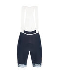 SANTINI Pantaloni scurți de ciclism cu bretele - TREK SEGAFREDO 2021 - albastru