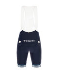 SANTINI Pantaloni scurți de ciclism cu bretele - TREK SEGAFREDO 2021 - albastru
