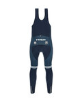 SANTINI Pantaloni de ciclism lungi cu bretele - TREK 2021 WINTER - albastru