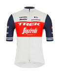SANTINI Tricou de ciclism cu mânecă scurtă - TREK SEGAFREDO 2021 - roșu/alb/albastru