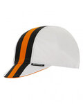 SANTINI Șapcă de ciclism - BENGAL - negru/alb/portocaliu