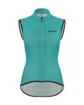 SANTINI Vestă de ciclism - NEBULA PURO LADY - albastru deschis