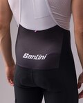 SANTINI Pantaloni scurți de ciclism cu bretele - TOUR DE FRANCE 2022 - galben/negru
