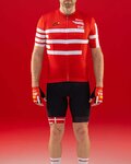 SANTINI Tricou de ciclism cu mânecă scurtă - TOUR DE FRANCE 2022 - alb/roșu/galben