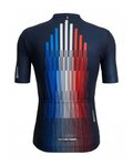 SANTINI Tricou de ciclism cu mânecă scurtă - TOUR DE FRANCE 2022 - alb/roșu/albastru