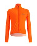 SANTINI Jachetă rezistentă la vânt de ciclism - NEBULA WINDPROOF - portocaliu