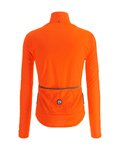 SANTINI Jachetă rezistentă la vânt de ciclism - NEBULA WINDPROOF - portocaliu