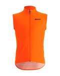 SANTINI Vestă de ciclism - NEBULA WINDPROOF - portocaliu