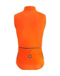 SANTINI Vestă de ciclism - NEBULA WINDPROOF - portocaliu