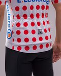 SANTINI Tricou de ciclism cu mânecă scurtă - TOUR DE FRANCE 2024 - roșu/alb