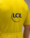 SANTINI Tricou de ciclism cu mânecă scurtă - TOUR DE FRANCE 2024 - galben