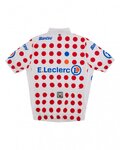 SANTINI Tricou de ciclism cu mânecă scurtă - TOUR DE FRANCE - alb/roșu