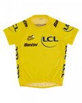 SANTINI Tricou de ciclism cu mânecă scurtă - TOUR DE FRANCE 2024 - galben