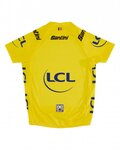 SANTINI Tricou de ciclism cu mânecă scurtă - TOUR DE FRANCE 2024 - galben