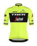 SANTINI Tricou de ciclism cu mânecă scurtă - TREK 2019 BLEND - galben/negru
