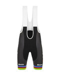 SANTINI Pantaloni scurți de ciclism cu bretele - TREK SEGAFREDO 2020 - multicolor/negru