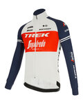 SANTINI Jachetă rezistentă la vânt de ciclism - TREK SEGAFREDO 2020 - albastru/roșu/alb