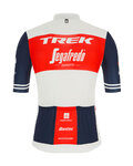 SANTINI Tricou de ciclism cu mânecă scurtă - TREK SEGAFREDO 2020 - albastru/roșu/alb